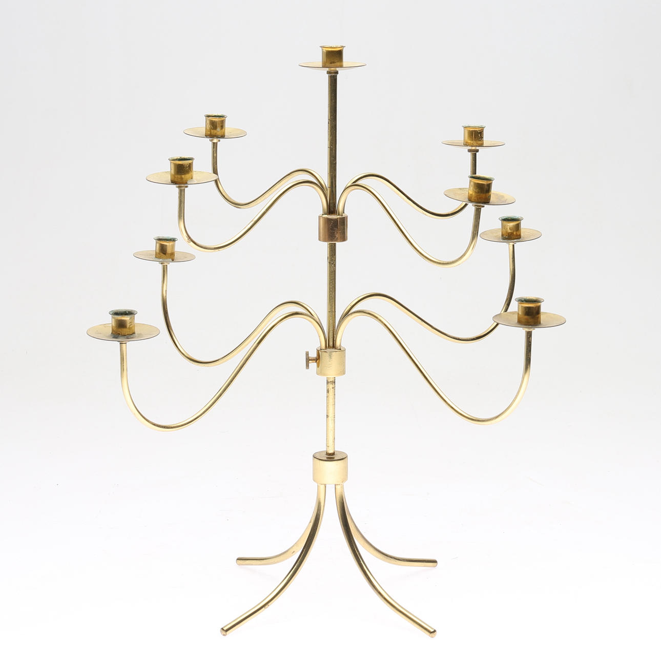 KANDELABER, messing, Josef Frank, Svenskt Tenn.