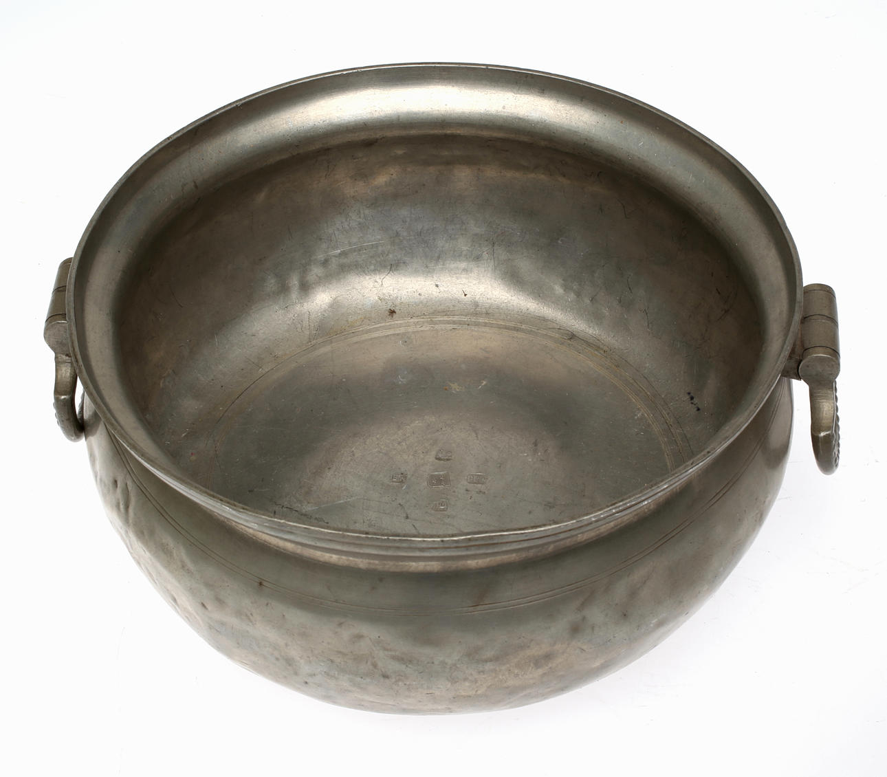 GRÖTSKÅL, tenn, Per Fredrik Wigholm, Arboga, 1849.