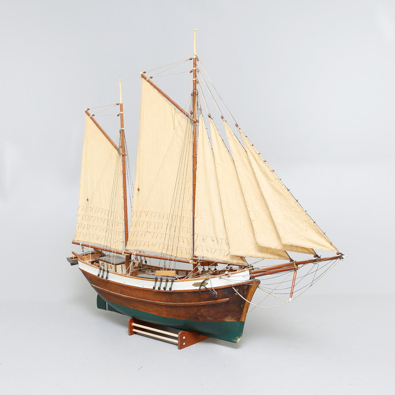 FRAKTSKUTA, modell, tvåmastad.