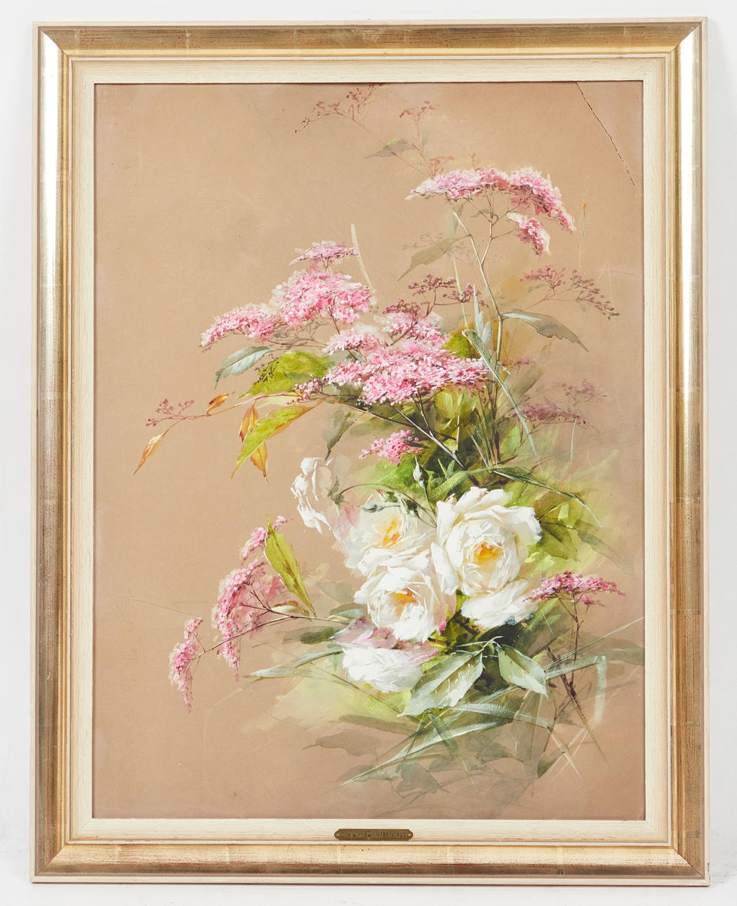 CATHARINA KLEIN. Tegning, stilleben med roser, Berlin.