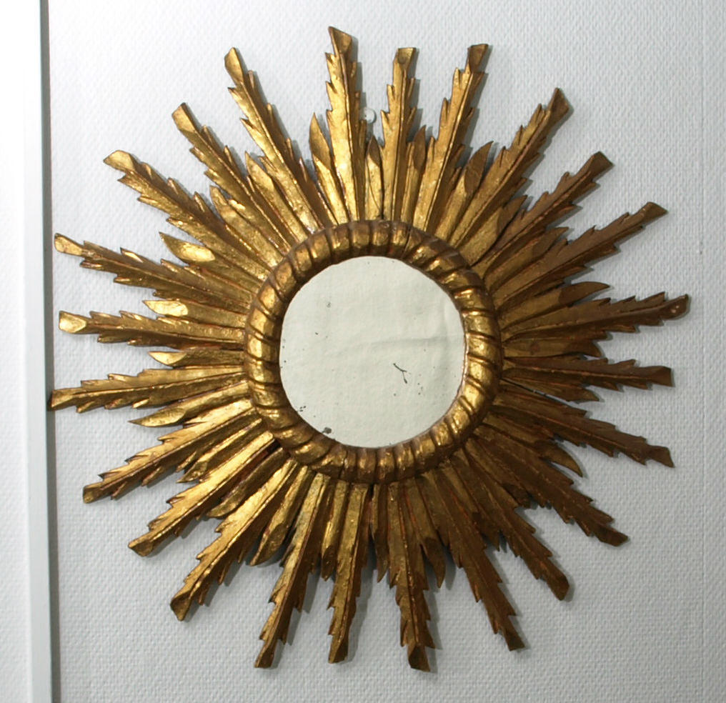 SPEGEL, träram, förgylld, 1900-talets andra hälft.