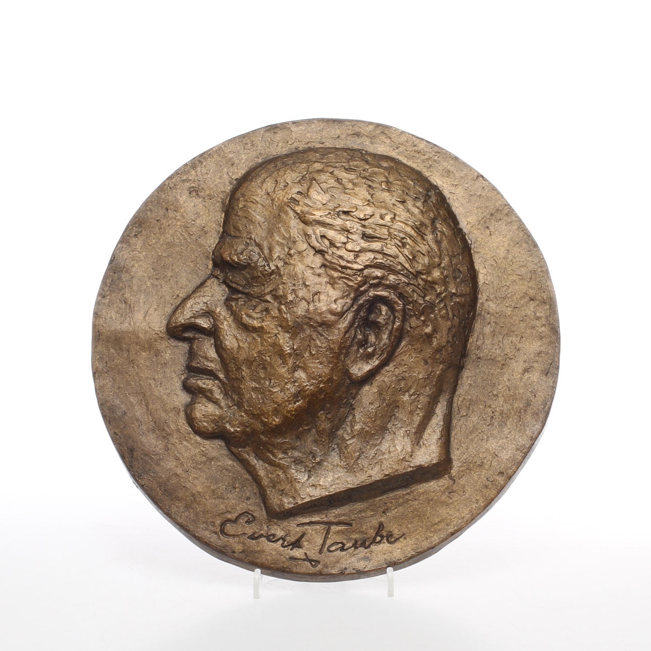 ASTRI BERGMAN TAUBE. Väggrelief, Evert Taube, Svensk Medaljgillet, Eskilstuna, nr 174.