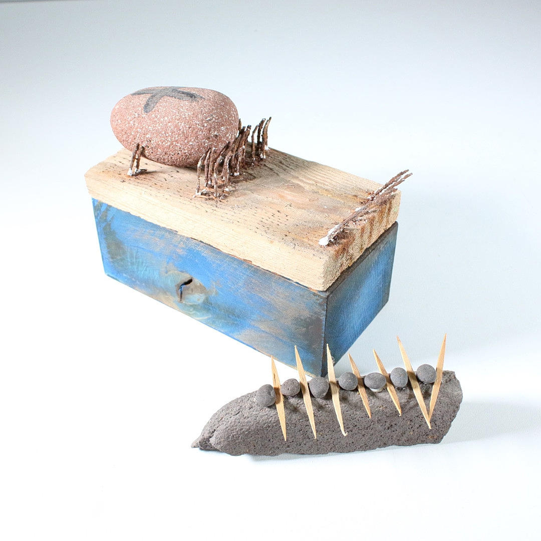 VLADIMIR KALISTRATOV. 'Ön erövring, 'assemblage.