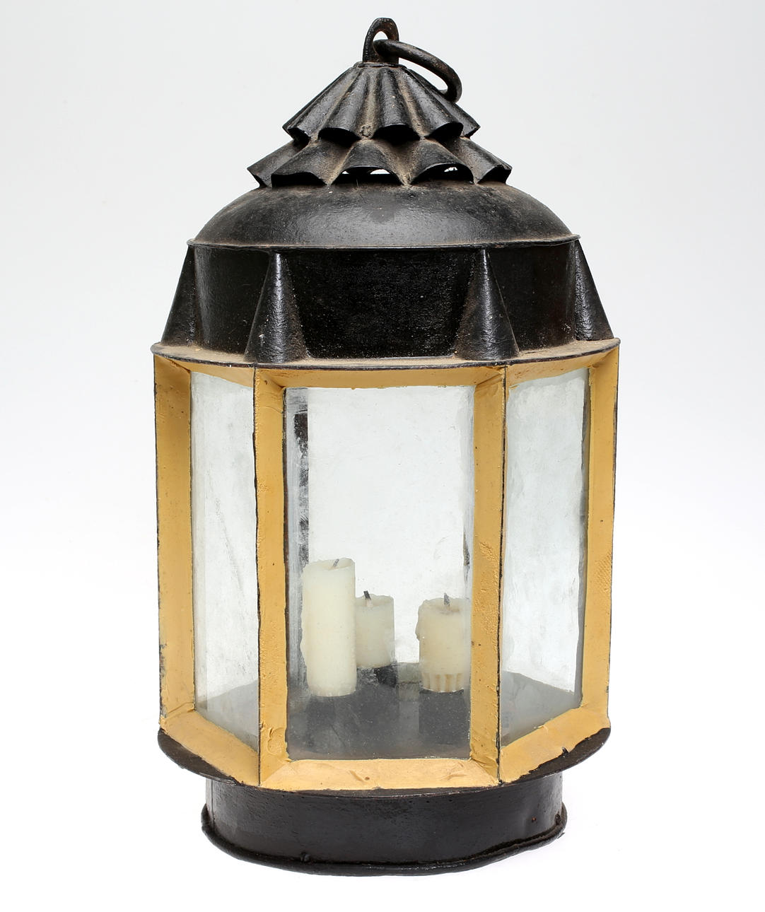 LYKTA, plåt, 6-kantig, 1800-tal.