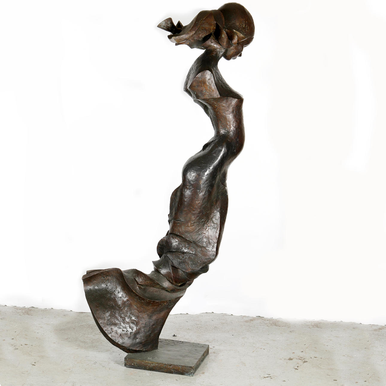 PETER MANDL. "Najad II", sculpture, bronze, signed.