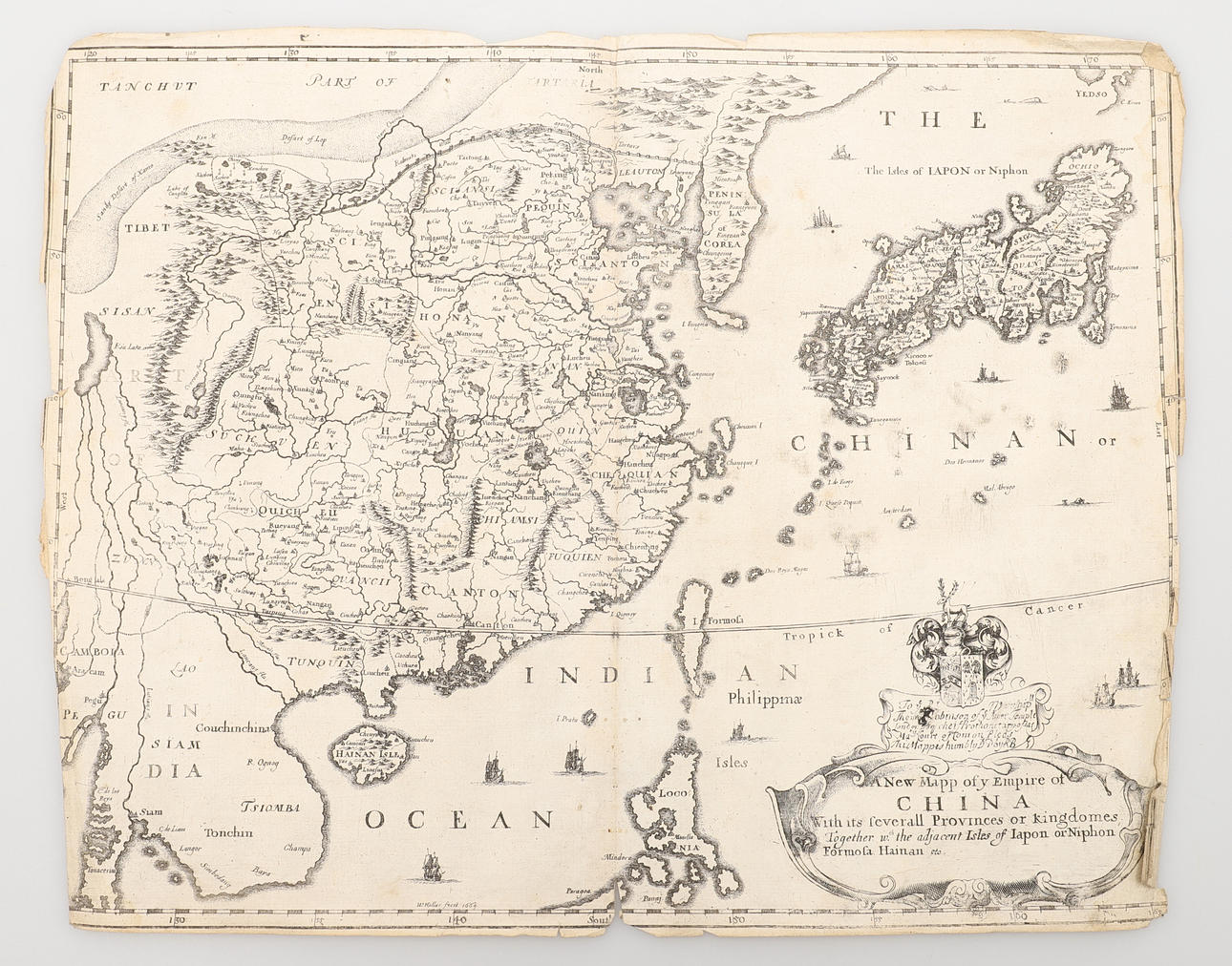 RICHARD BLOME. KARTA, KINA.