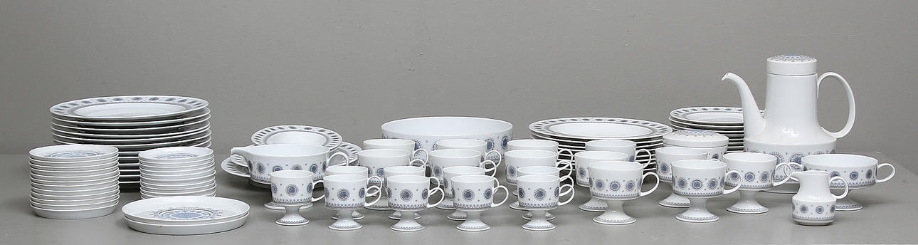 SERVIS, 63 delar, porslin, Tapio Wirkkala, Rosenthal.