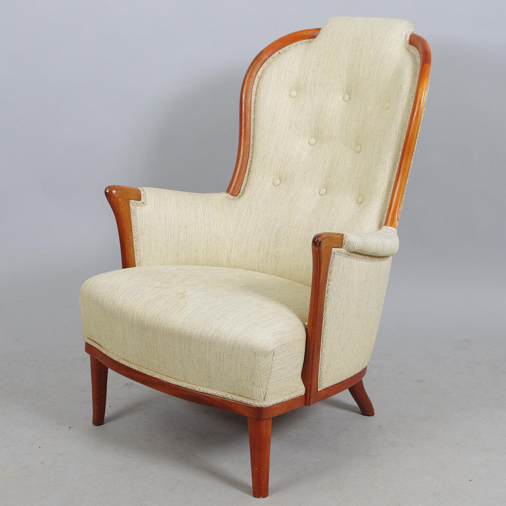 FÅTÖLJ, "Vår fru", design Carl Malmsten.