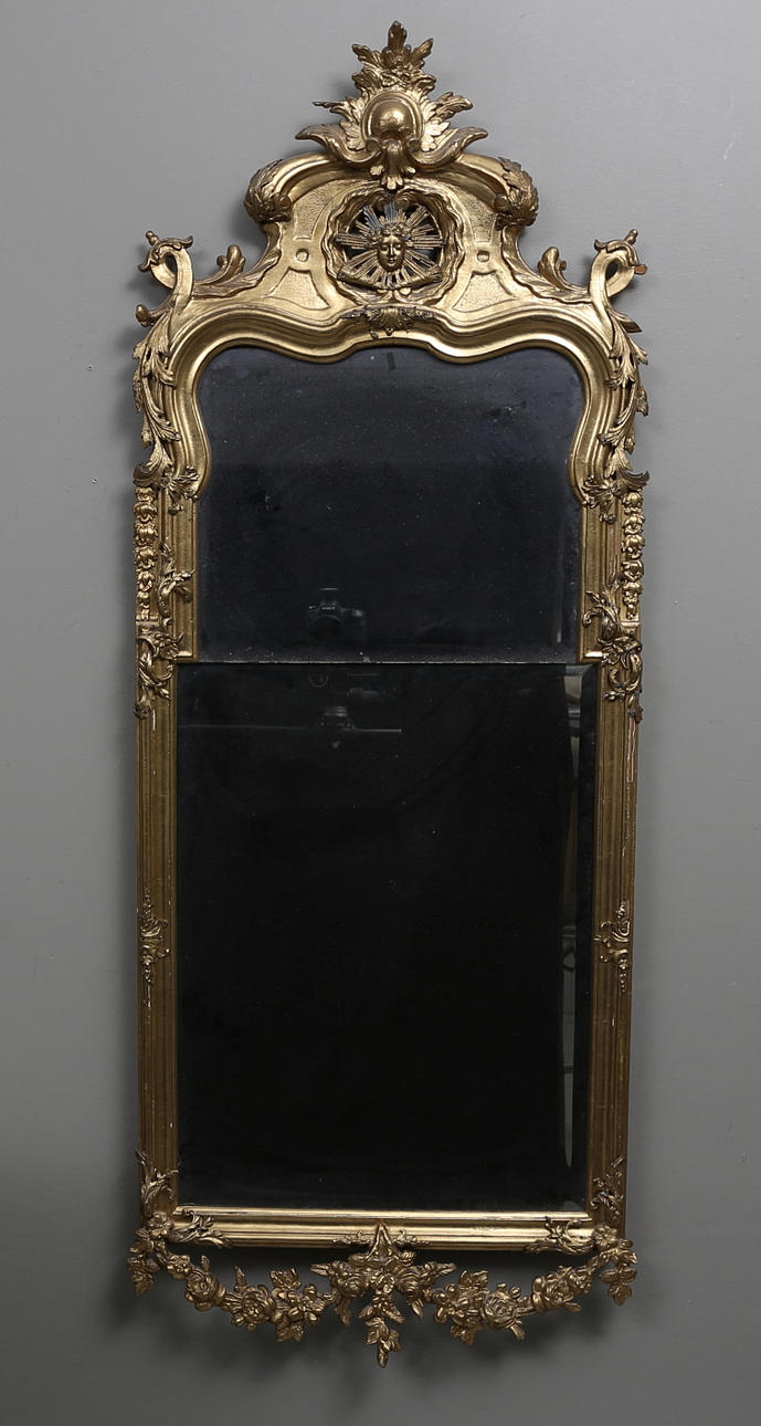 SPEGEL, senbarock/rokoko, tidigt 1700 tal.