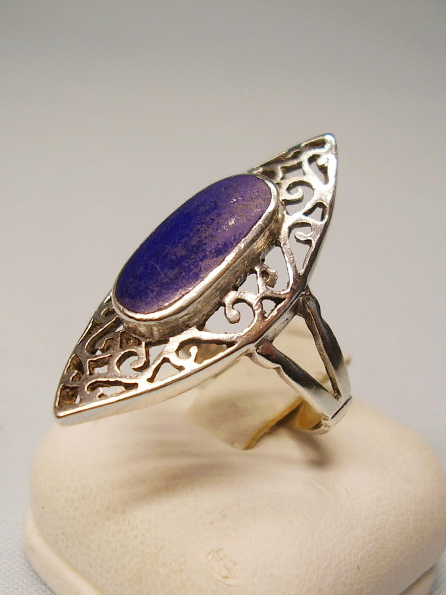 LAPISLAZULI RING SILBER 925.
