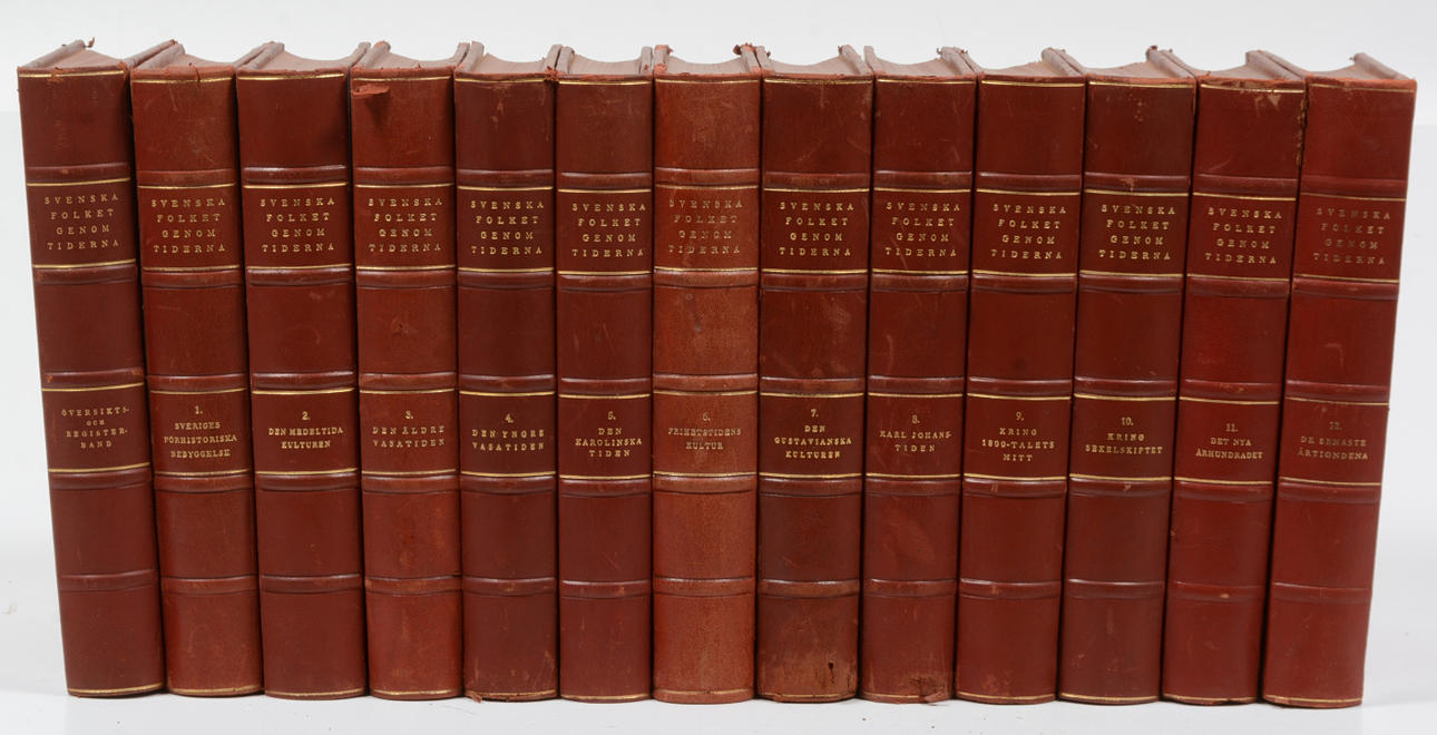 Svenska folket genom tiderna I-XIII.