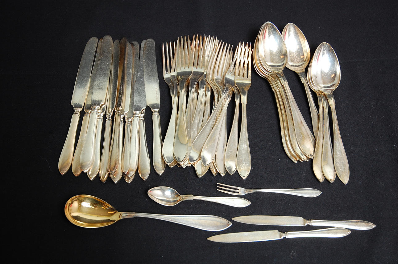 NYSILVERBESTICK, 42 delar " Spets ".