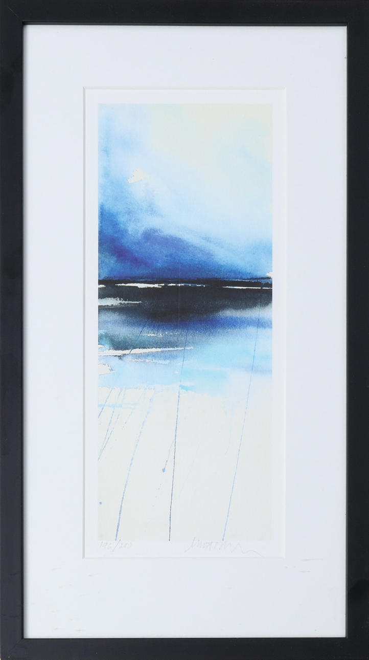 ULLA OLSSON. Watercolor, signed.