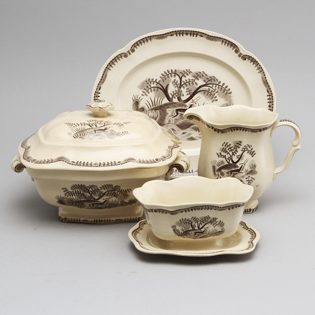 SERVIS, 53 delar "Tibet", Arthur Percy för Gefle.