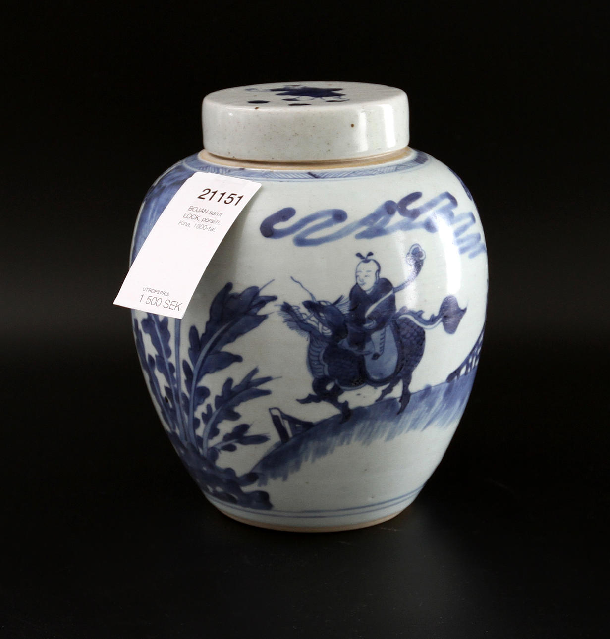 BOJAN samt LOCK, porslin, Kina, 1700-tal.