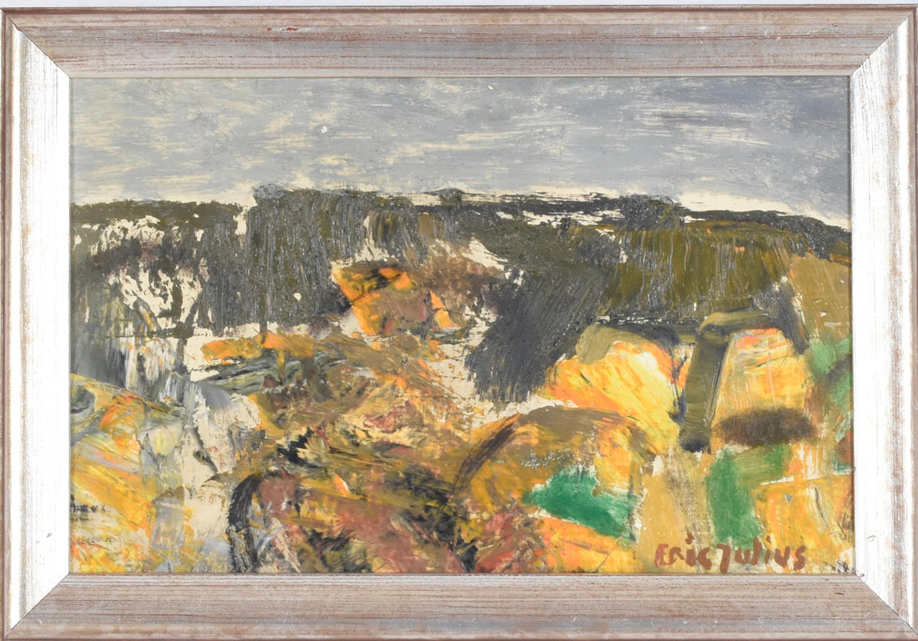 ERIC JULIUS. Aceite en Tabla.