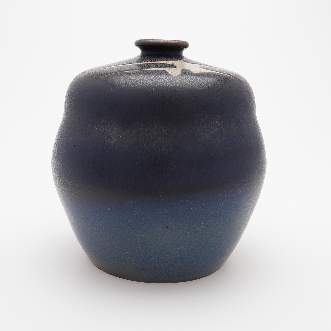 CLAES THELL. VASE, GLAZED STONEWARE, HÖGANÄS.