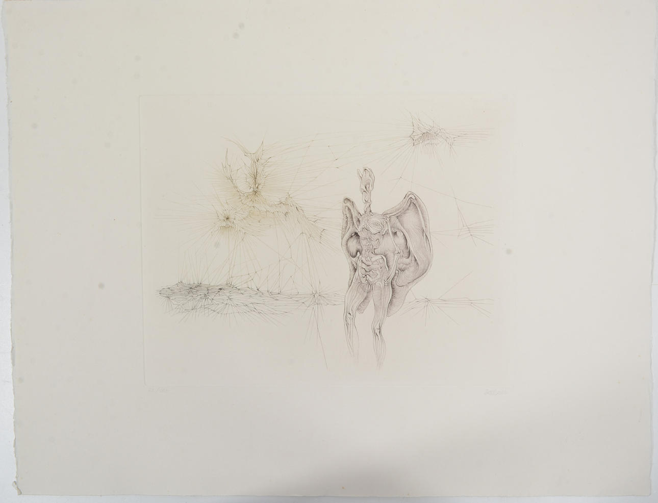 HANS BELLMER. Figur. Etsning.