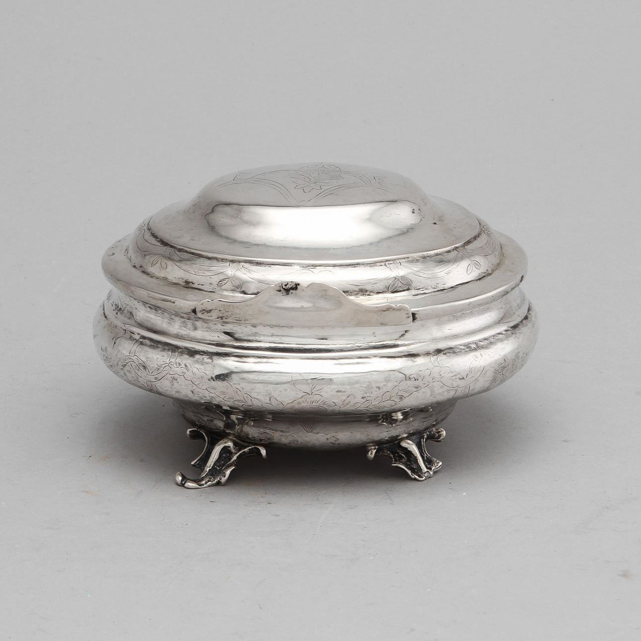 SOCKERSKRIN, silver, Stephan Sawljew, Moskva 1785, ca 290 gram.