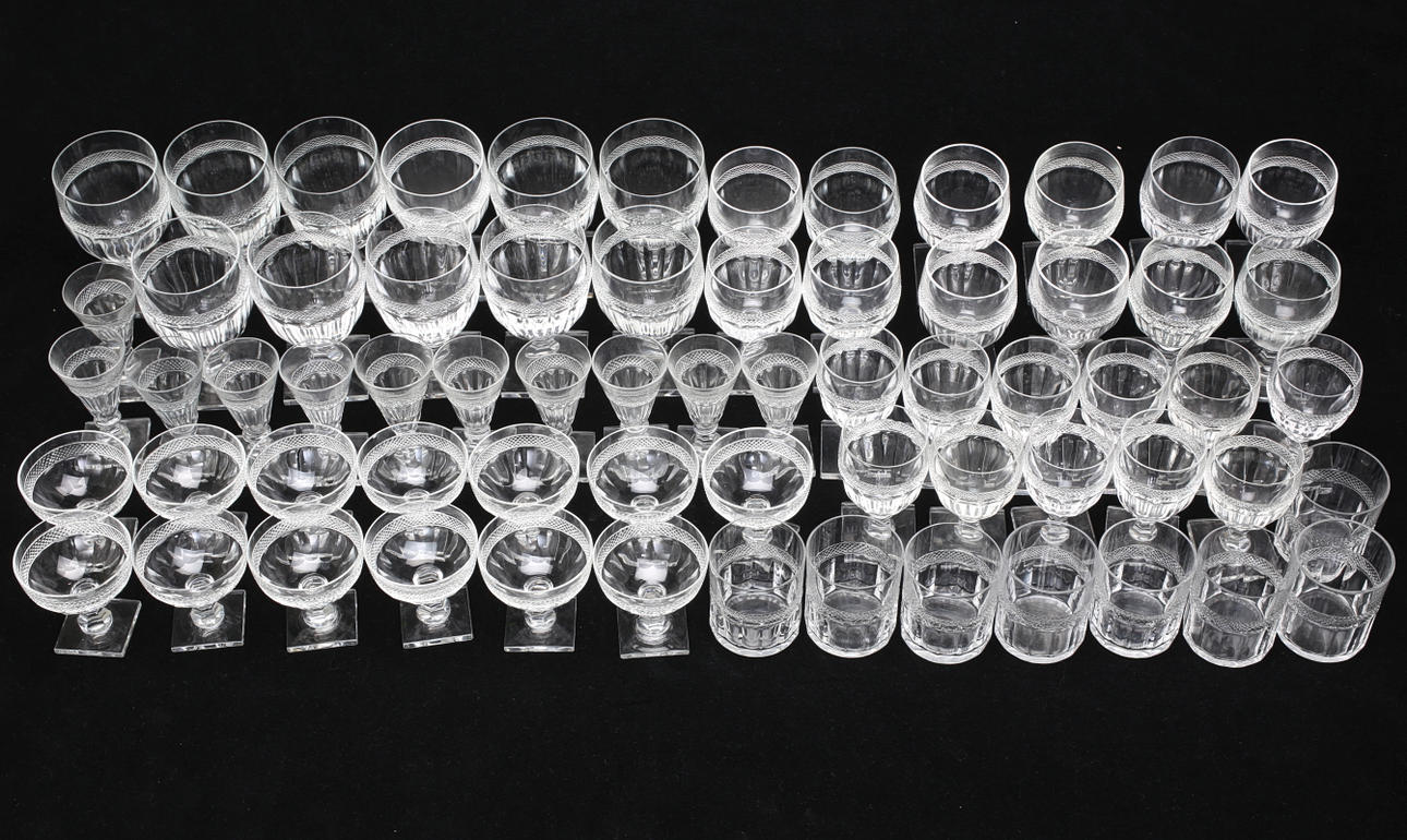 KRISTALLGLAS, 66 st, 1930/40-tal.