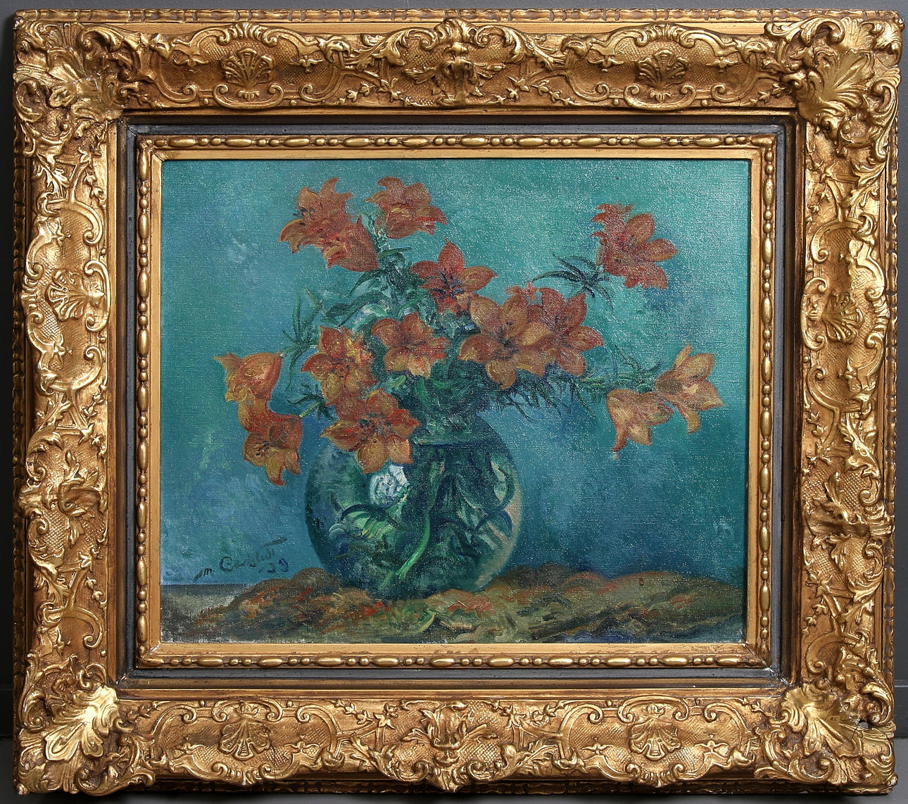 MIKKO CARLSTEDT. Olja på duk, signerad och daterad - 39.