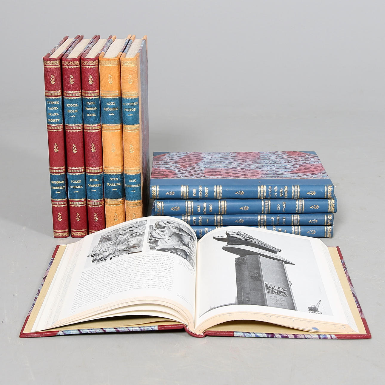 BÖCKER, 10 st, Sveriges Allmänna Konstförening. 1950/60-tal.