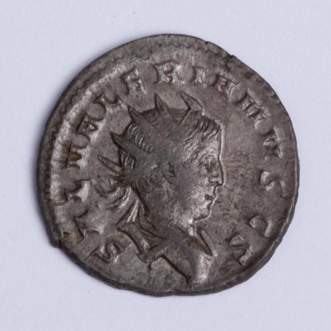 MYNT, silver, antoninian, Saloninus (underkejsare 259 e.kr).