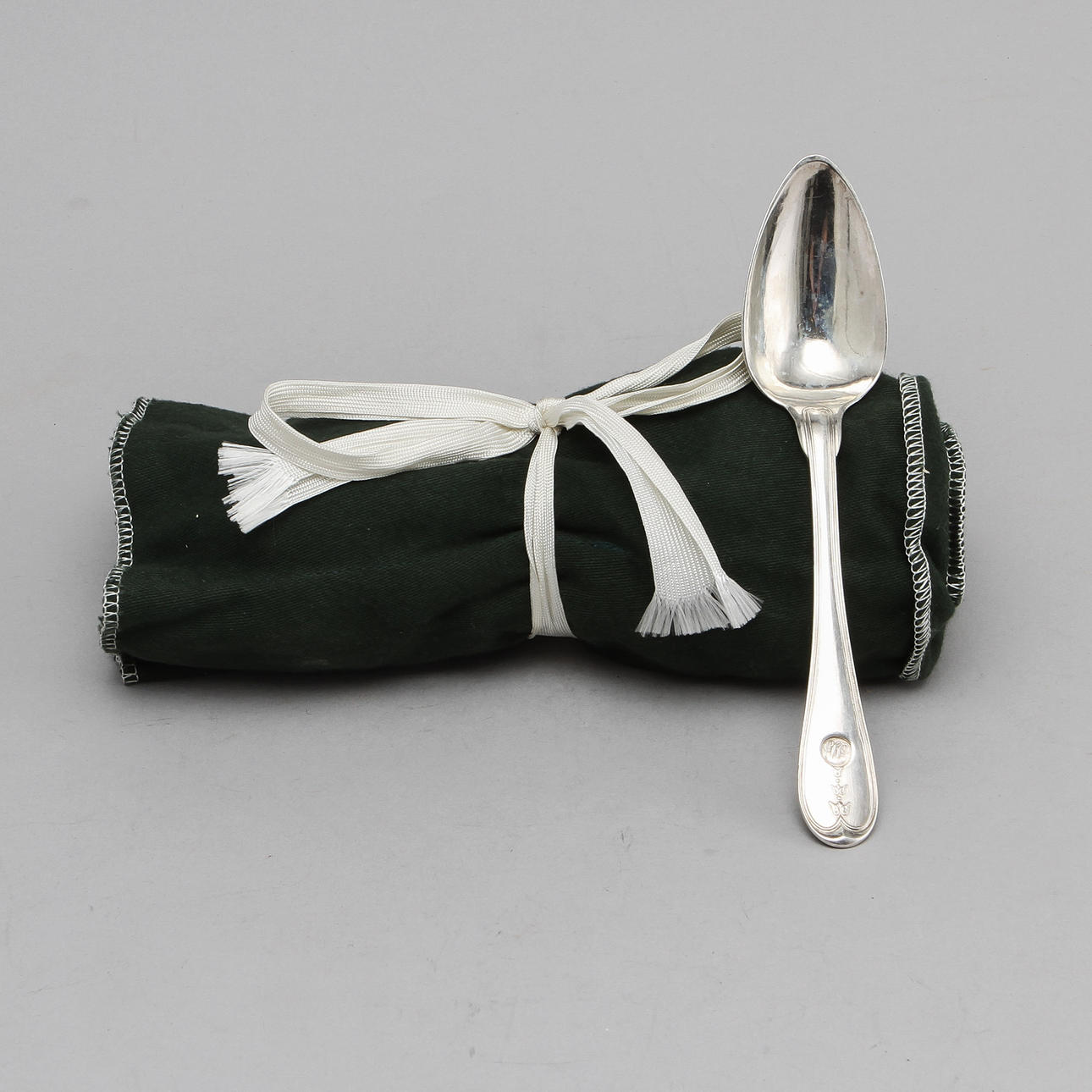 SKEDAR, 12 st, silver, Gustaf Hamqvist, 1810, Åmål. vikt ca 540 gram.