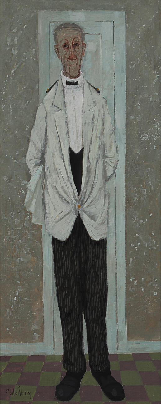PELLE ÅBERG. Olja på duk. Signerad.