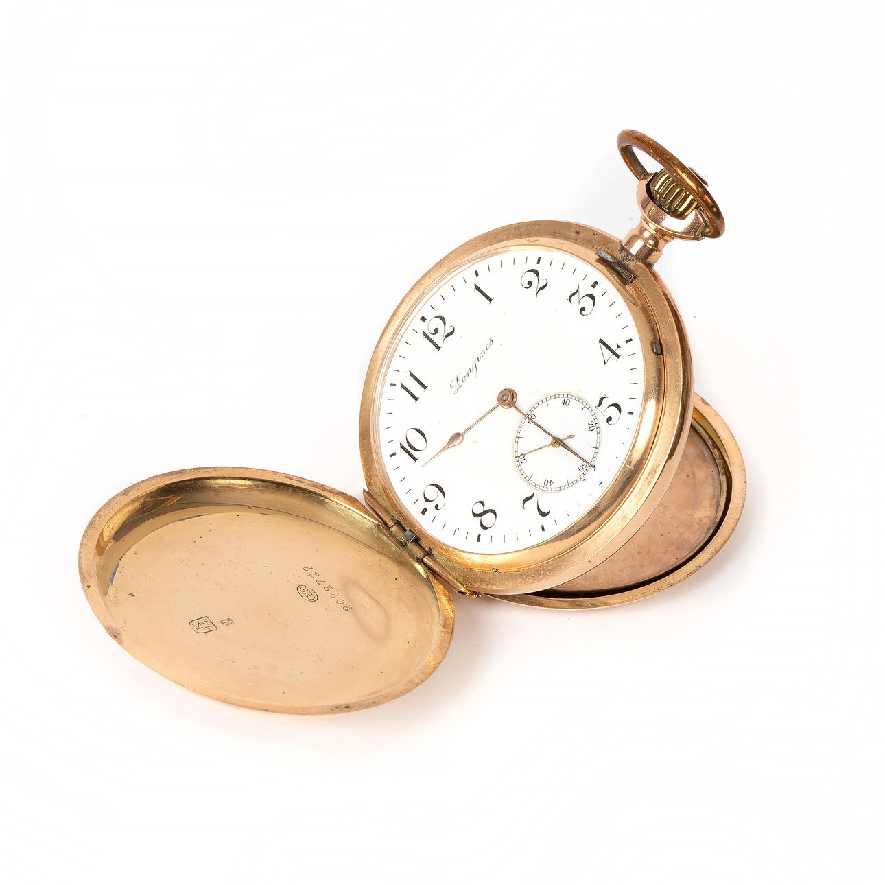LONGINES, 14K, pocket watch.