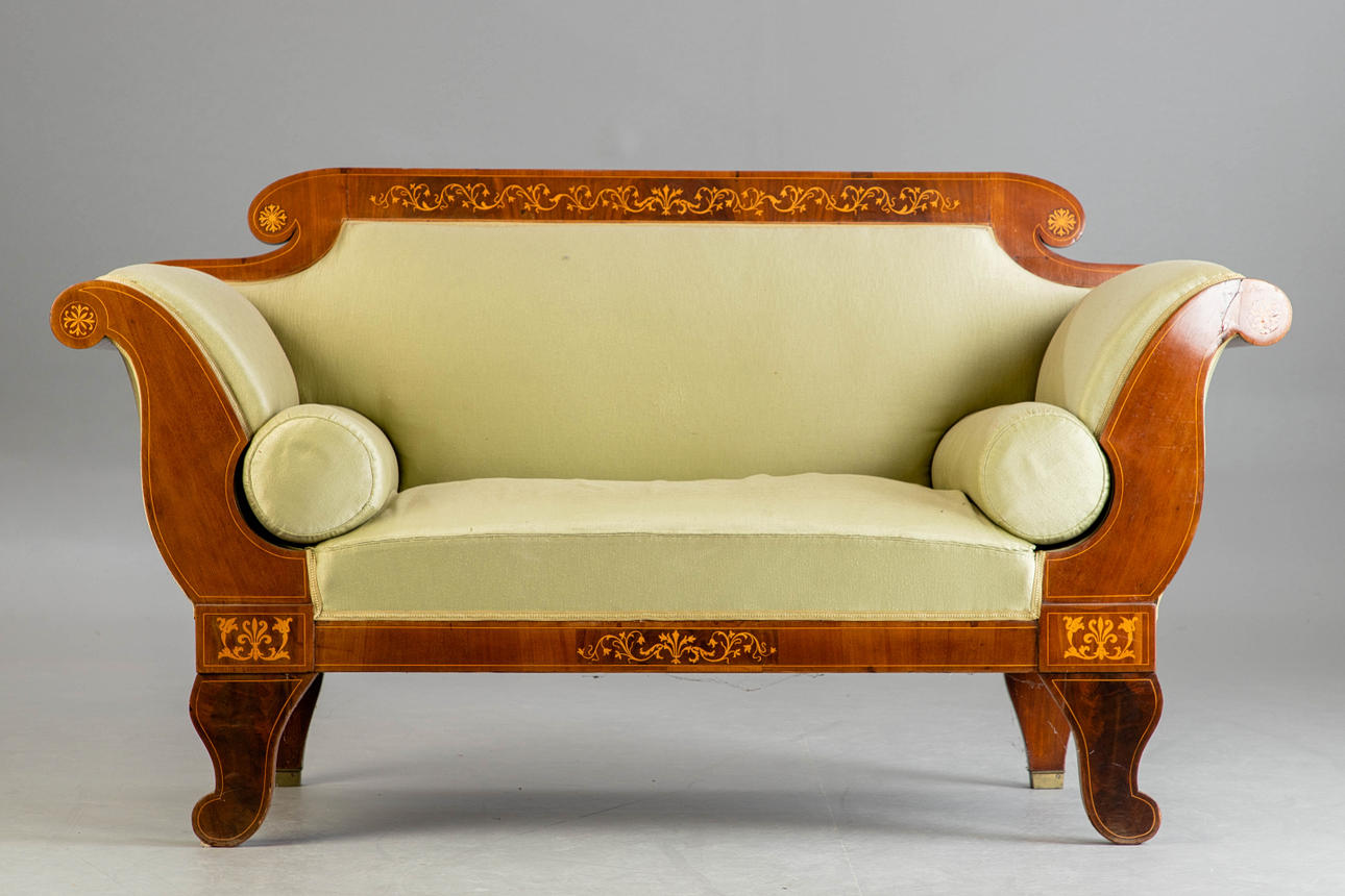 Kleines Biedermeier-Sofa, Deutschland, 1.Hälfte 19.Jh.