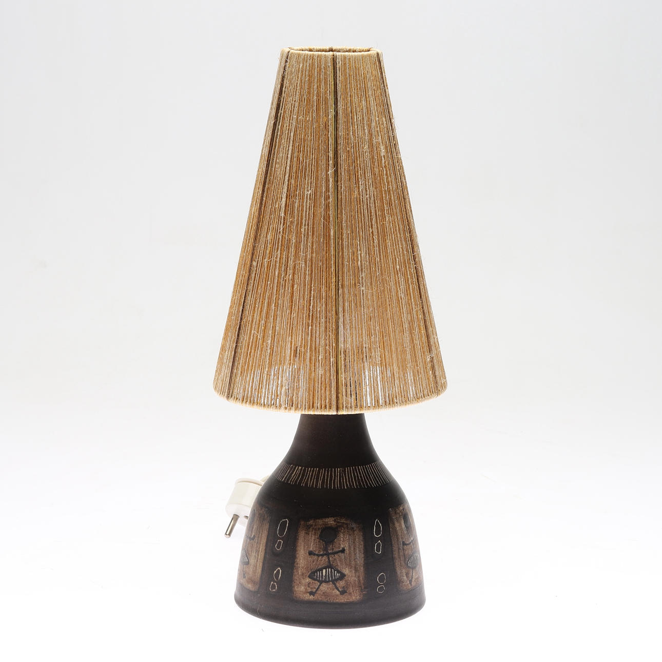 PÖYTÄVALAISIN, keramiikka, Munk, Enköping.