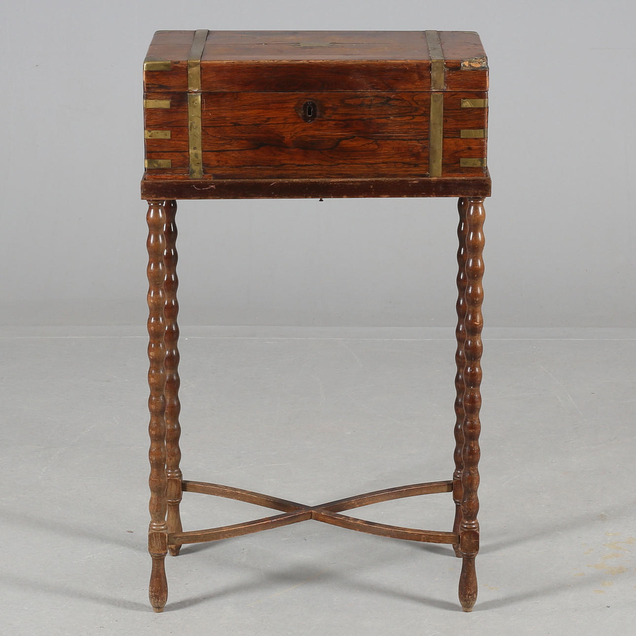 COFFIN/CHEST, on a leg stand, 18/1900s. Furniture - Chests of drawers ...