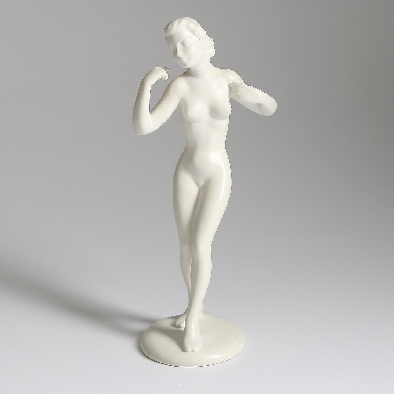 FIGURIN, flintgods. Stephan Dakon, Wien Keramik, Österrike. 1930-tal.