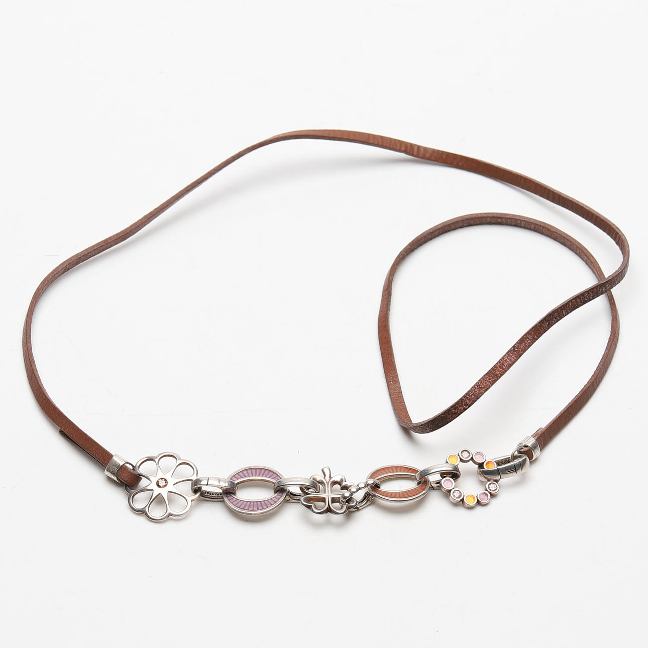 HALSKETTE, Silber, Spinning, Dänemark.