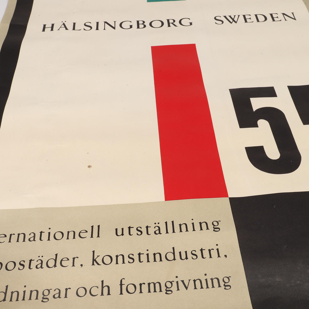 POSTERS, 2 pieces, H 55 exhibition Helsingborg, Anders Beckman.