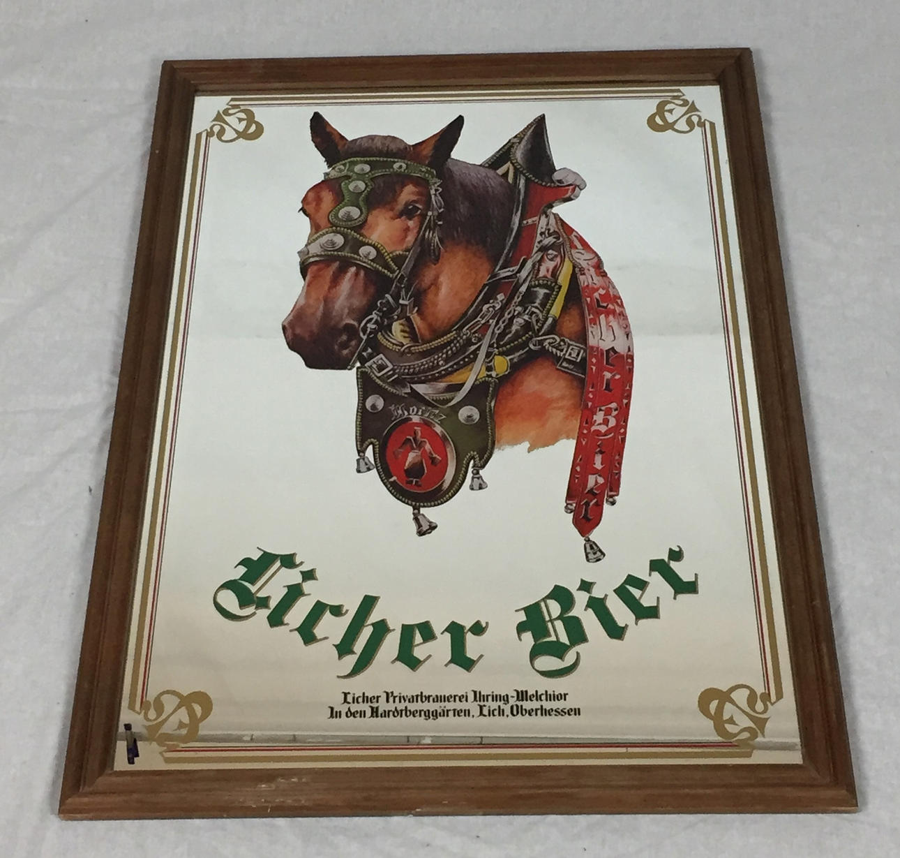 Vintage LICHER- Brauerei MIRROR.