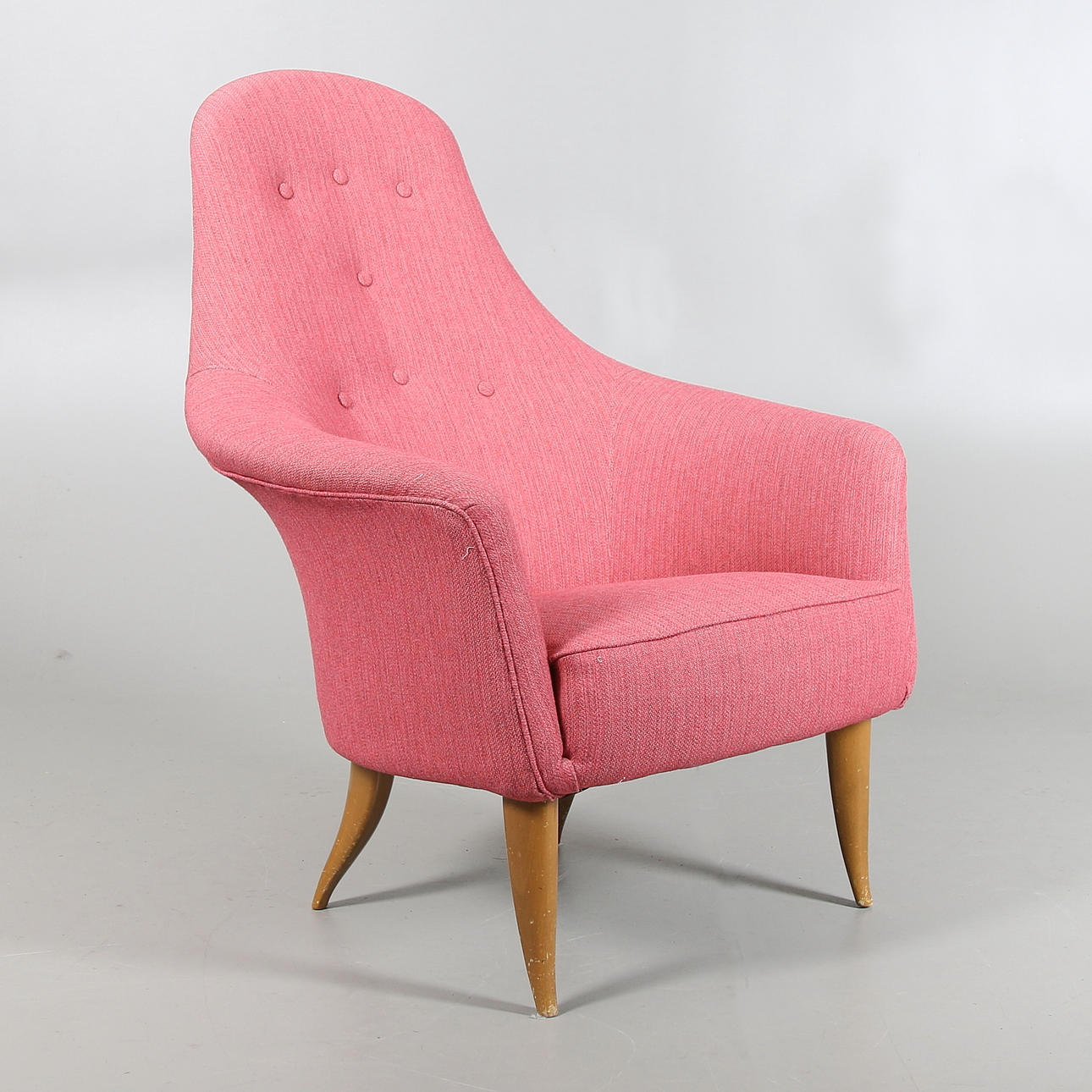 FÅTÖLJ, "Stora Adam", Kerstin Hörlin Holmqvist. Triva-serien, Nordiska Kompaniet, 1960-tal.