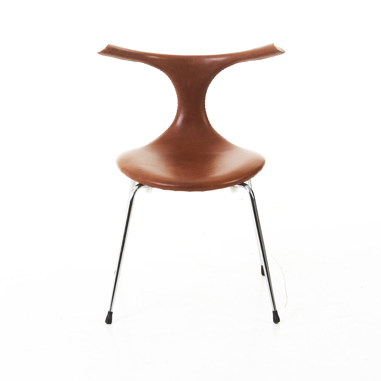 KONTORSTOL, "Taurus", læder, Dan Form, købt hos Nordiska Galleriet.