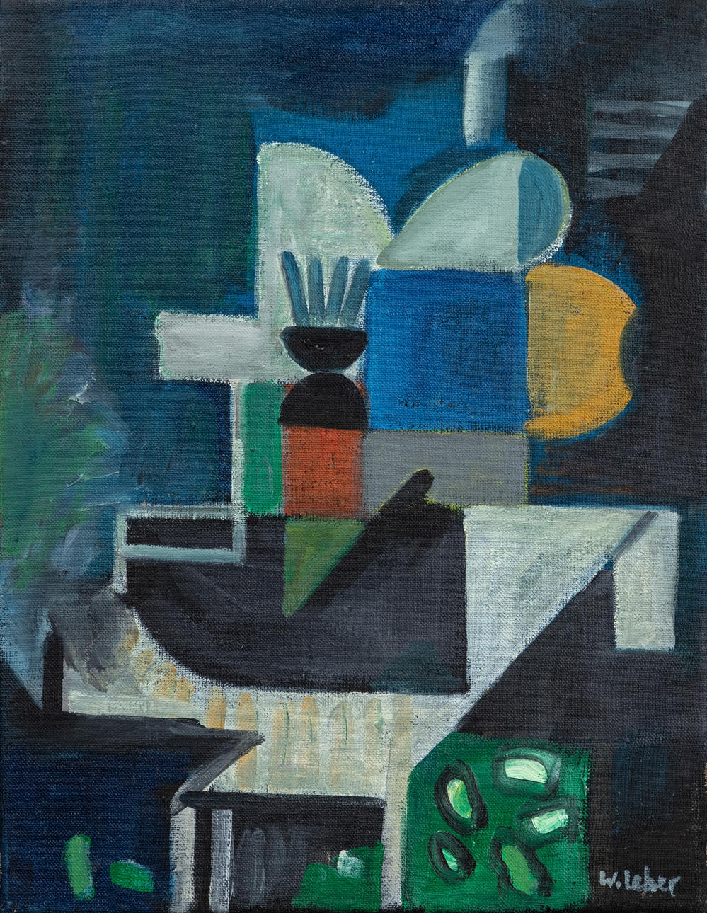 WOLFGANG LEBER (*1936 IN BERLIN). Schöner Wohnen.