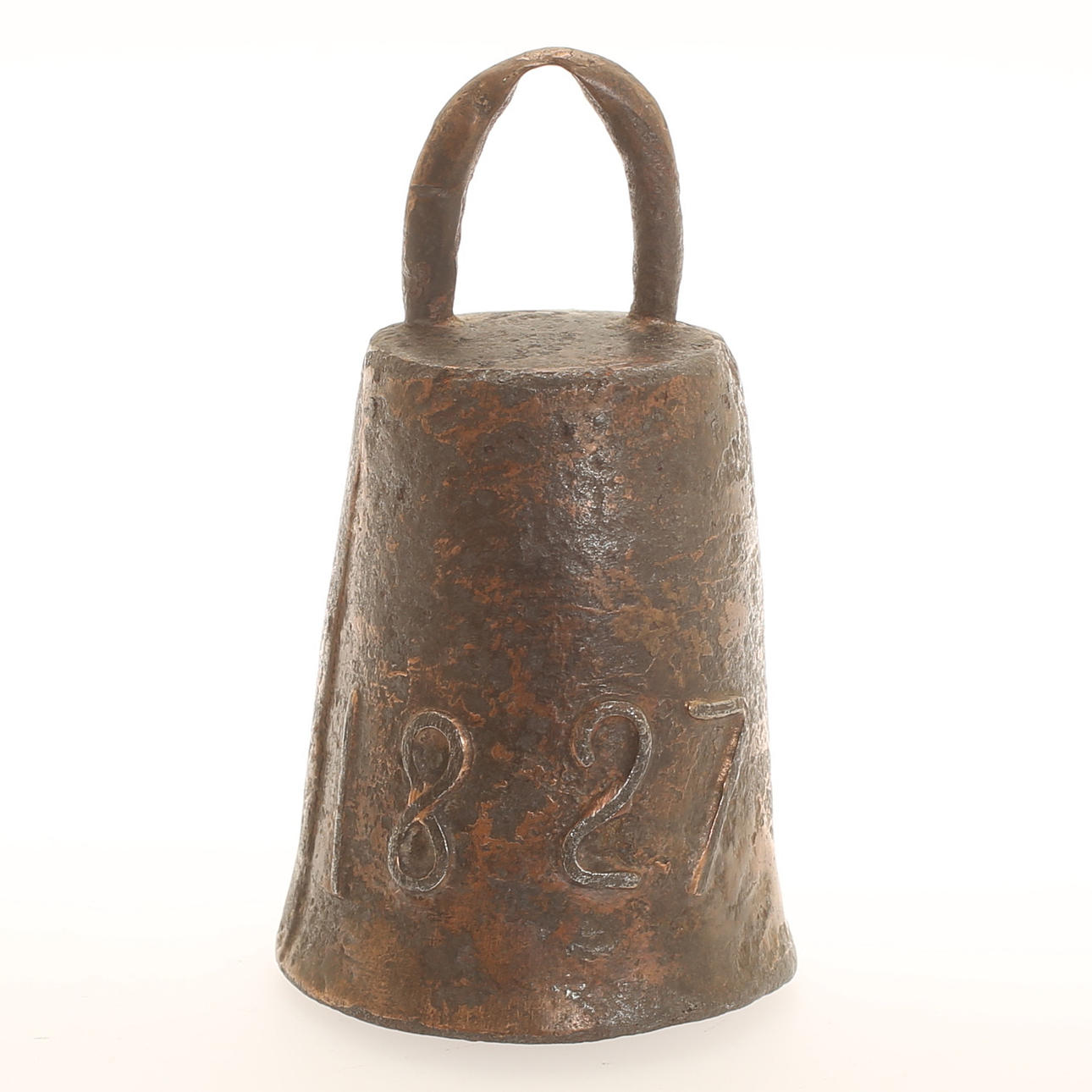 HORSE PINGLE, copper, marked DL 1827.