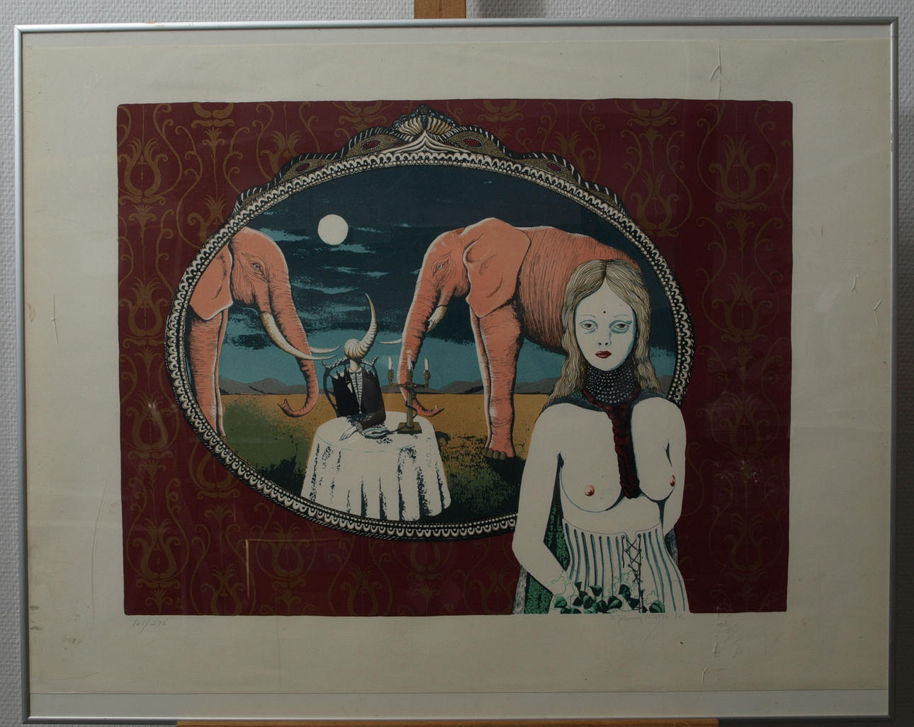 BERT JOHNNY NILSSON. Lithograph, numbered 161/275, signed.