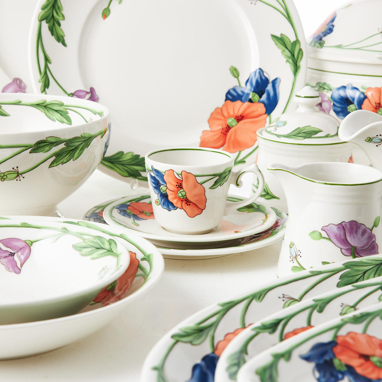 Villeroy & Boch Amapola 皿24.5cm 4枚セット Villeroy & Boch Amapola 皿24.5cm 4枚セット