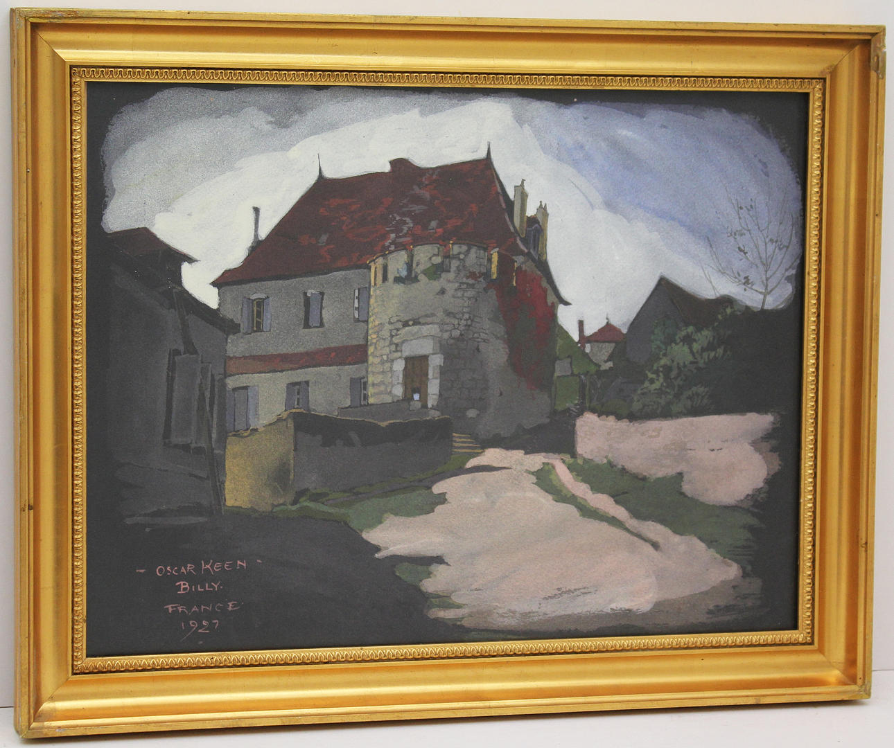 Parti konst (6). Div. tekniker. Bl.a. Oscar Keen och Sven Olov Ehrén.