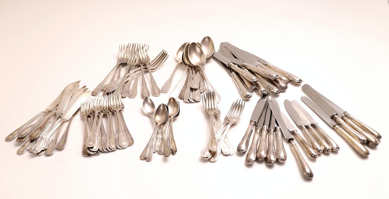 BESTICK, silver alpacka.