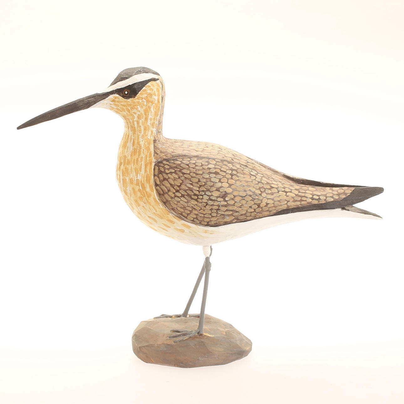 SKULPTUR, strandskata, snidat trä.