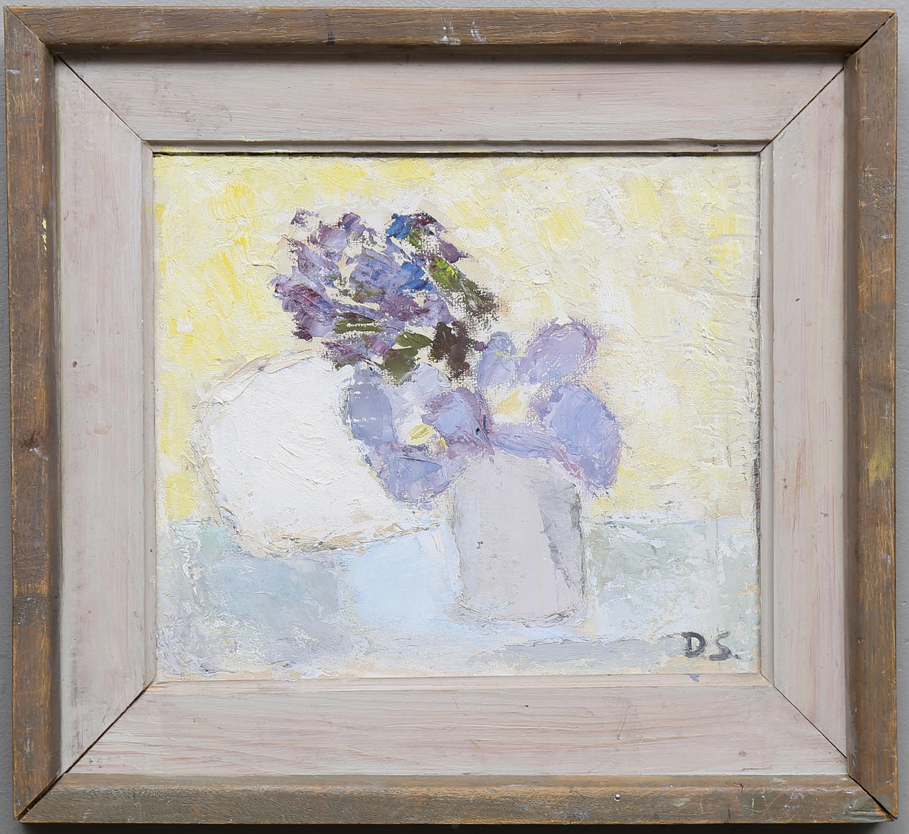 DAGNY SCHÖNBERG. Olja på pannå, signerad.