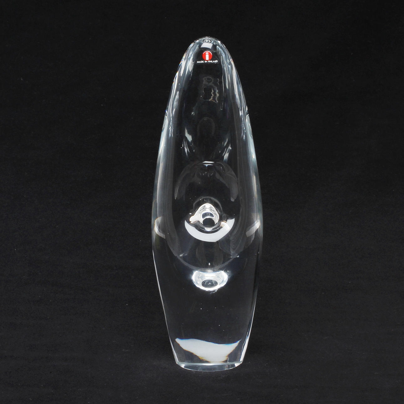 VAS, glas, "Orkidé", Timo Sarpaneva, Iittala, Finland, signerad.