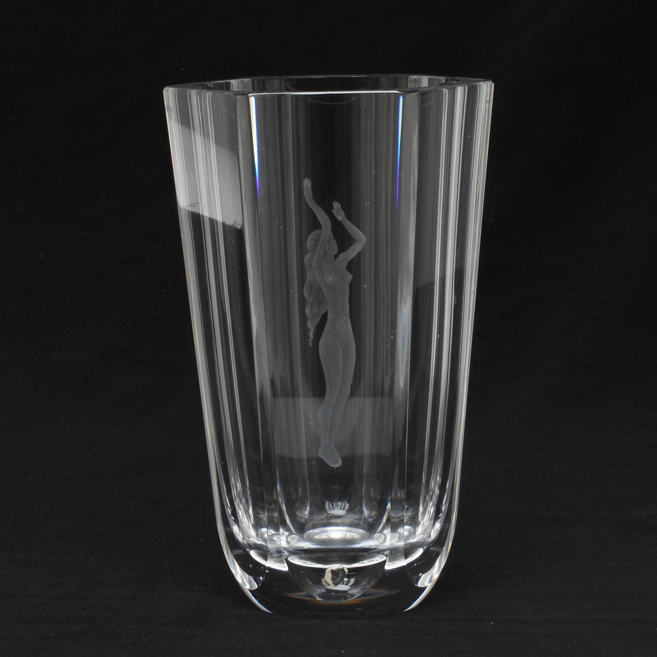 VAS, glas, Sven Palmqvist Orrefors, 1900-tal.