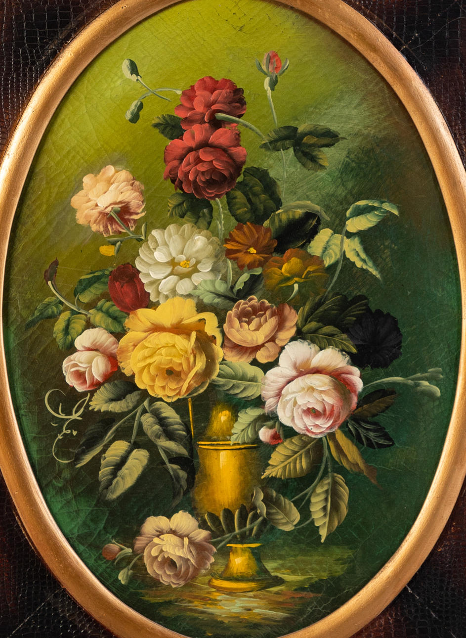 UNBEKANNTER KÜNSTLER. bodegones de flores.